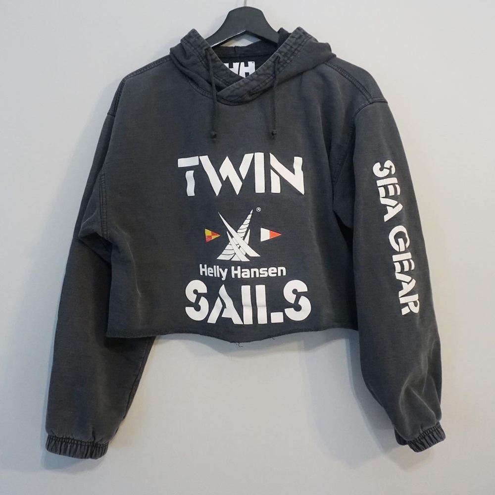 SOLD Vintage Helly Hansen Cropped Hoodie
